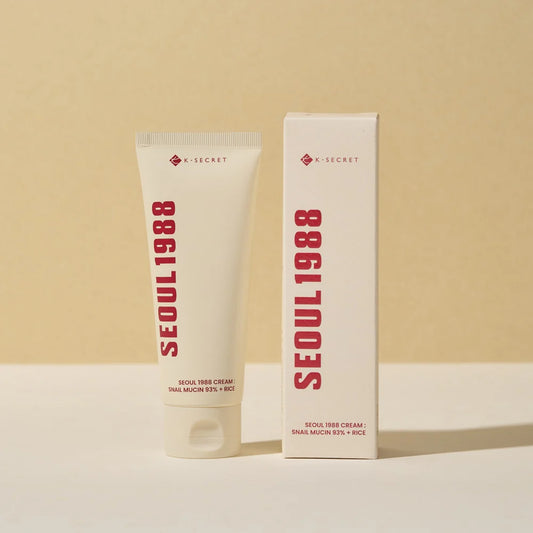 K-Secret SEOUL 1988 Cream : Snail Mucin 93% + Rice 100ml