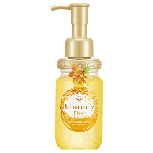 Honey Fleur Kinmokusei & Mimosa Moist Hair Oil 100ml.