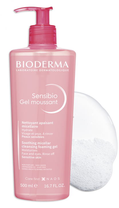 BIODERMA Sensibio Gel Moussant Soothing Micellar Cleansing Foaming Gel