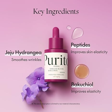 PURITO Timeless Bloom Bakuchiol Serum 30ml