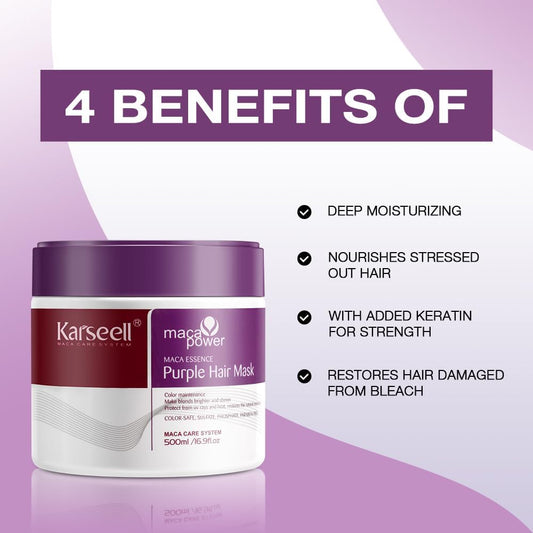 KARSEELL Purple Hair Mask 500ml