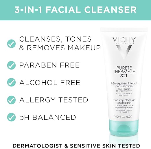 Vichy Purete Thermale 3-in-1 One Step Cleanser 200ml