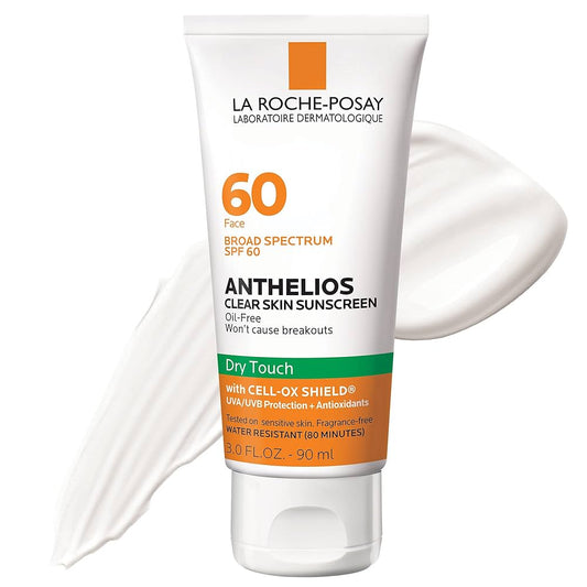 La Roche-Posay Sunscreen SPF 60 Anthelios Clear Skin Dry Touch 90ml