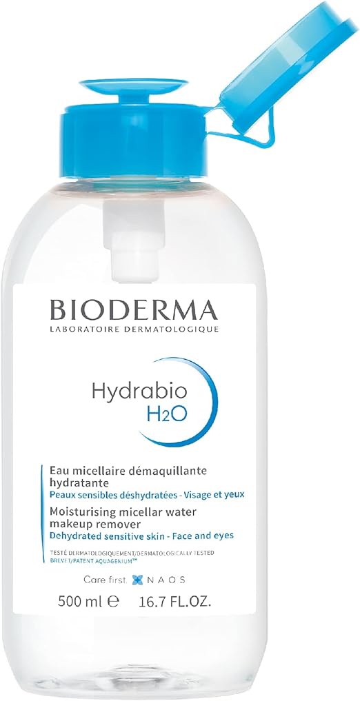 Bioderma Hydrabio H2O Moisturizing Micellar Water Makeup Remover 500ml