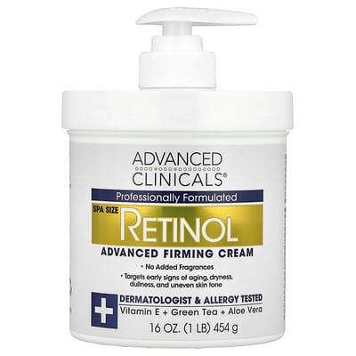 Advanced Clinicals Retinol Firming Cream - 454g