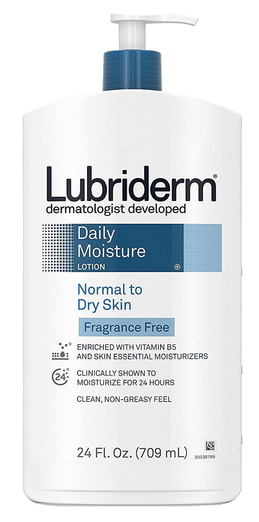 Lubriderm Daily Moisture Lotion 2-Pack 24oz + 6oz