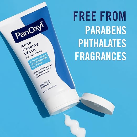 PanOxyl Acne Creamy Wash 4% Benzoyl Peroxide 170g