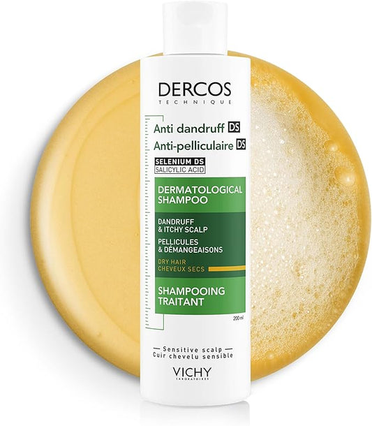 Vichy Dercos Anti Dandruff Shampoo for Dry Hair 200ml