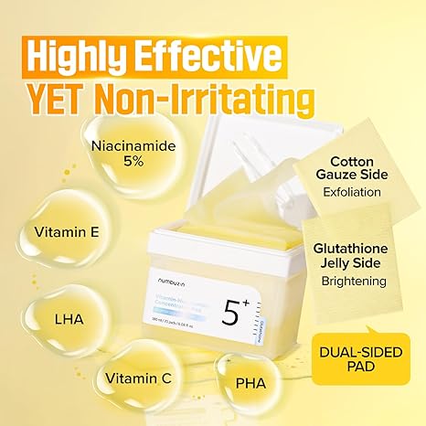 NUMBUZIN No.5 Vitamin-Niacinamide Concentrated Toner Pads (70 Pads)