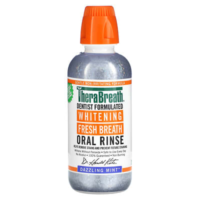 TheraBreath Whitening Mouthwash (Grey) 82 – Effective Stain Removal & Fresh Breath
