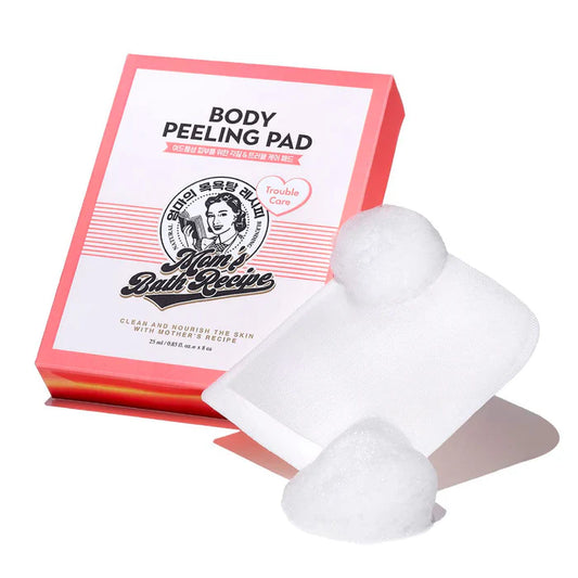 Mom's Bath Recipe Body Peeling Pad - Trouble Care, Pack of 8