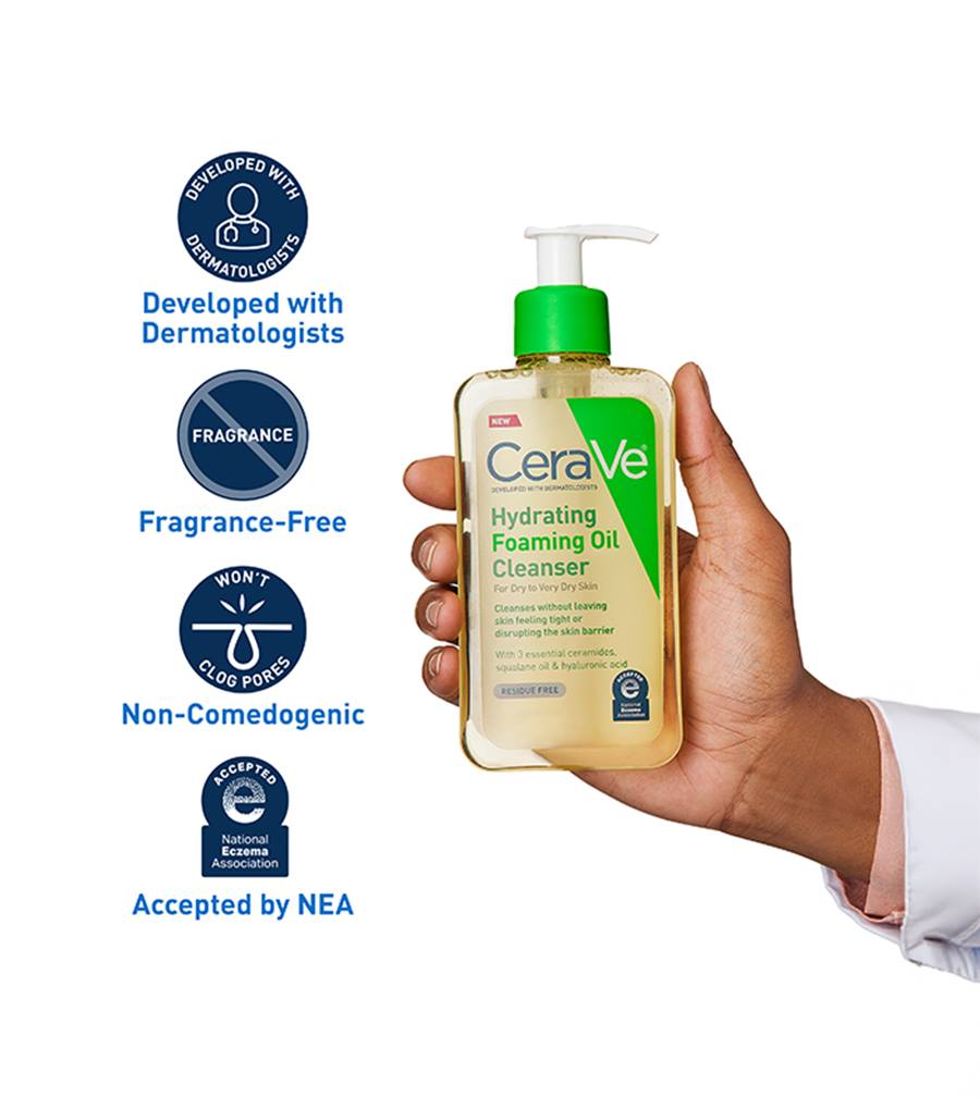 CeraVe Hydrating Foaming Oil Cleanser