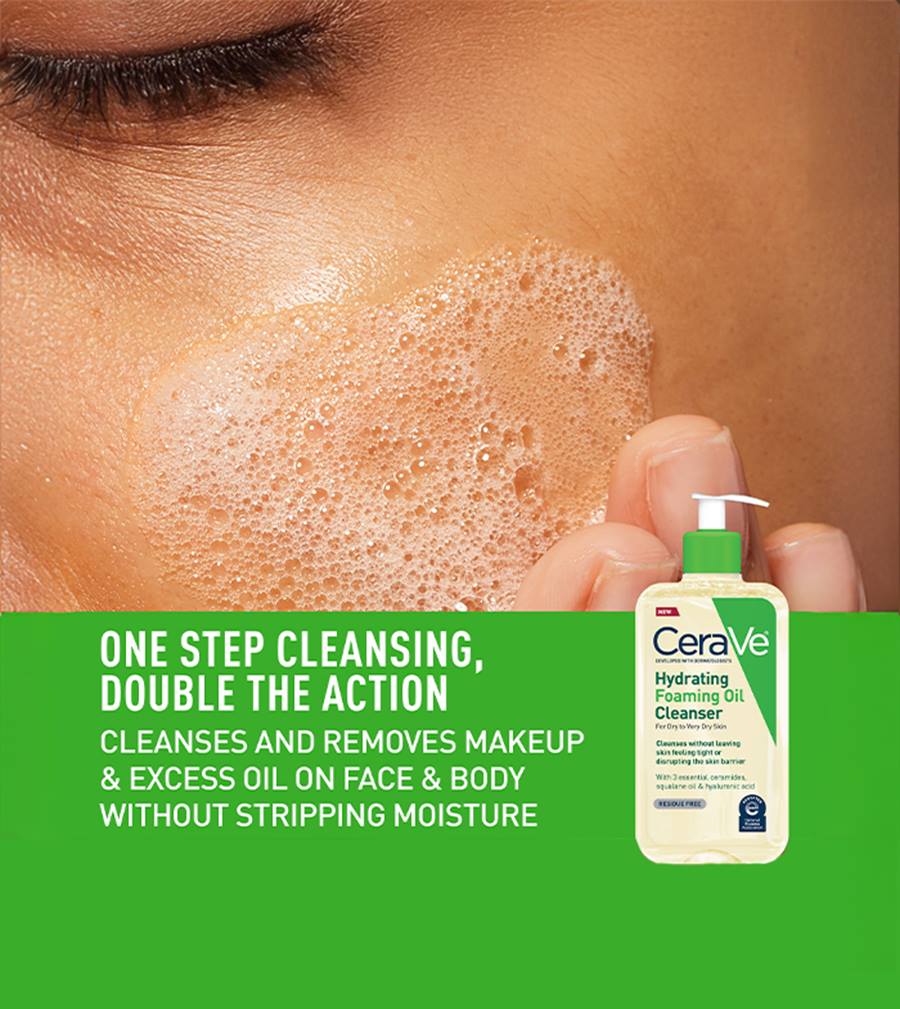 CeraVe Hydrating Foaming Oil Cleanser
