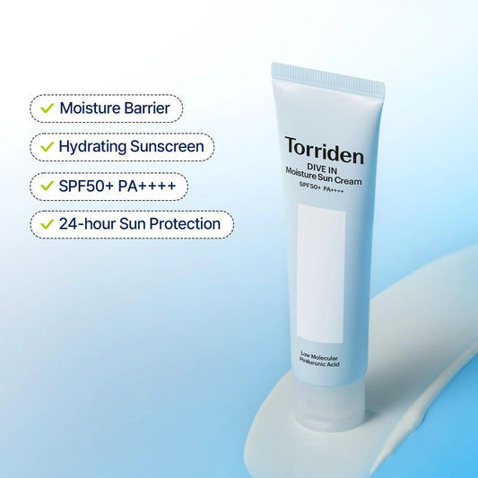 TORRIDEN Dive In Moisture Sun Cream SPF50+ PA++++ 60ml