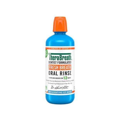 TheraBreath Fresh Breath Mouthwash Light Blue (62) – Freshness & Odor Control