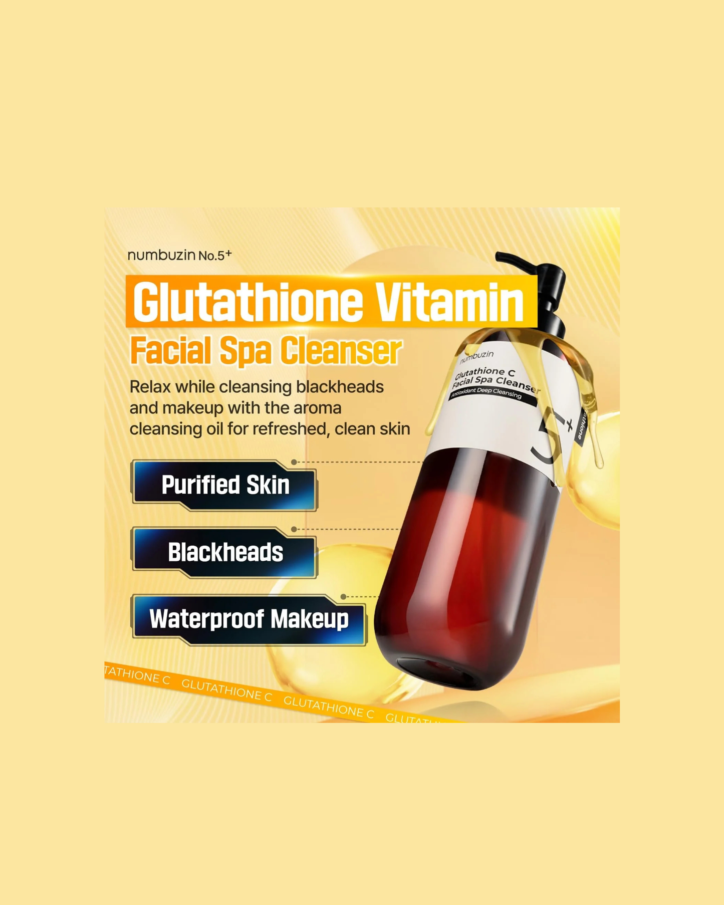 NUMBUZIN No.5+ Glutathione C Facial Spa Cleanser 200ml