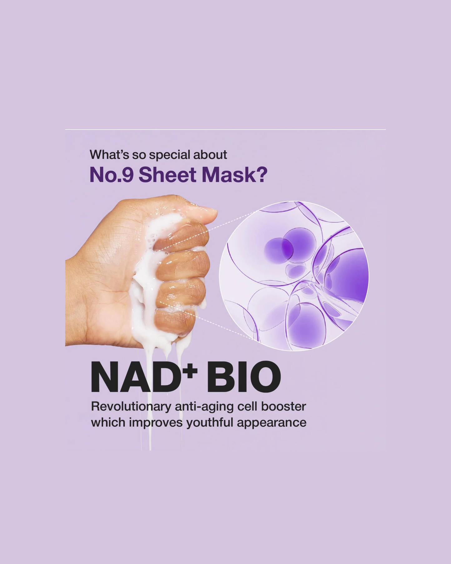 NUMBUZIN No.9 NAD+ BIO Lifting-sil Full Face Mask