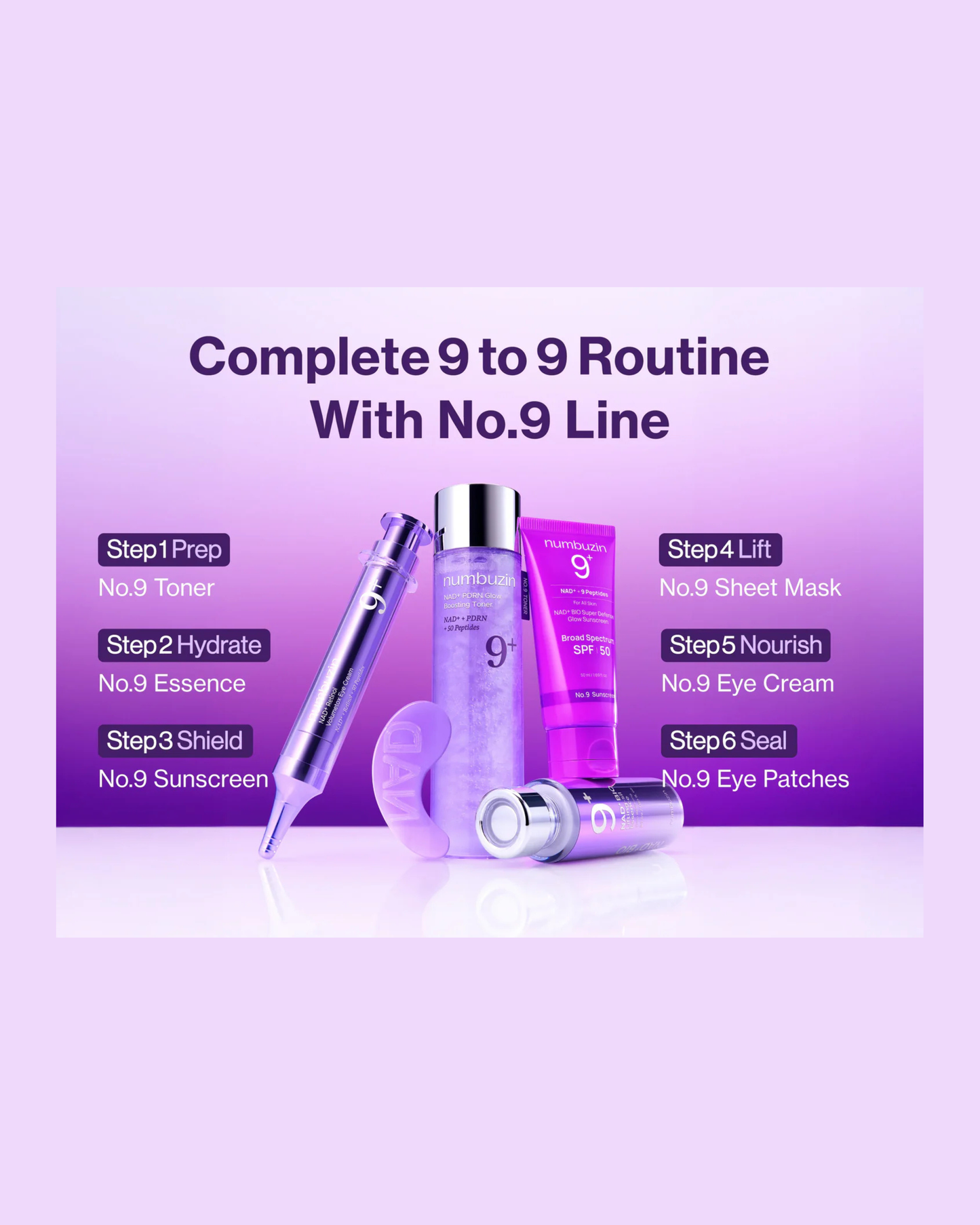 NUMBUZIN No.9+ NAD+ PDRN Glow Boosting Toner 150ml