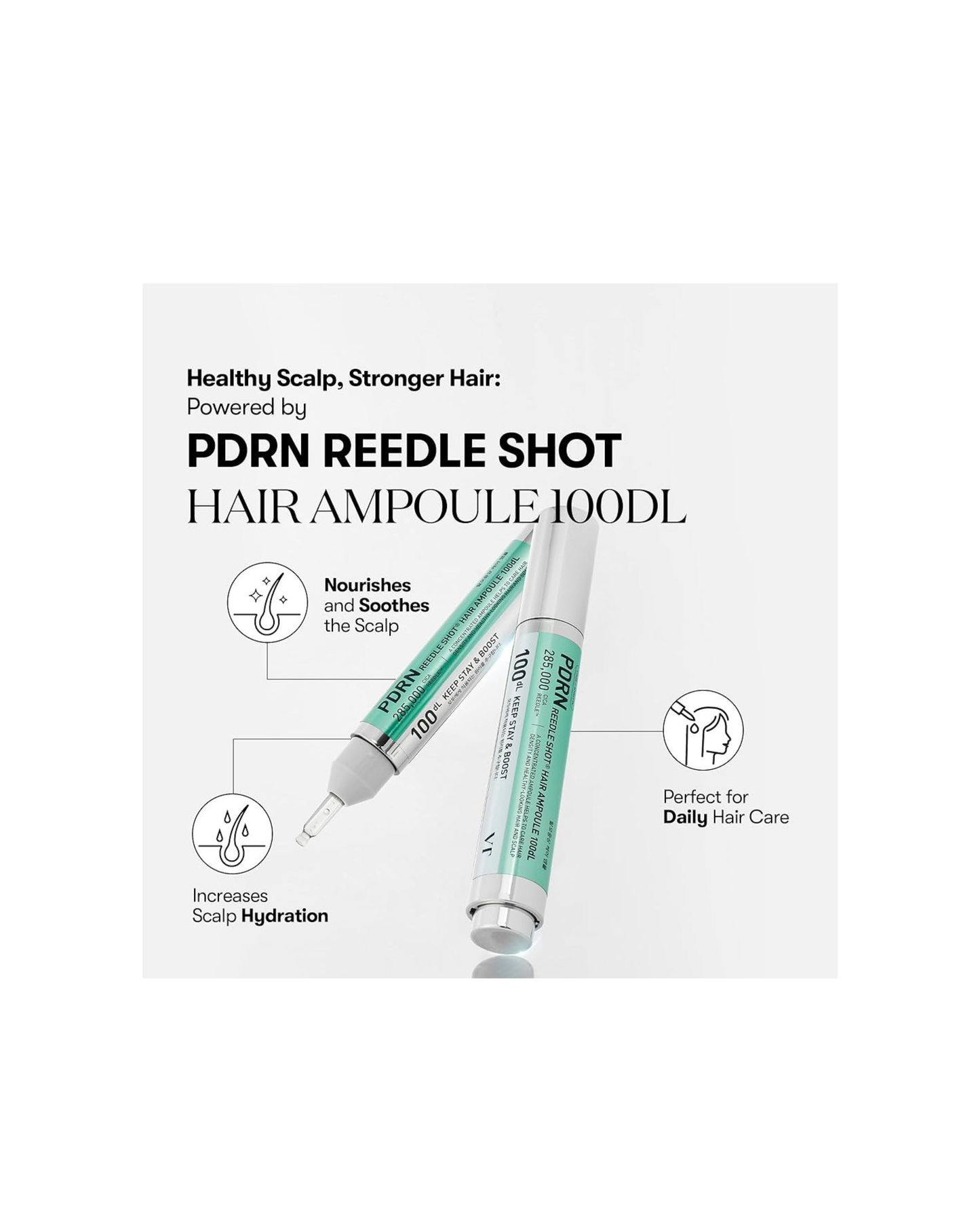 VT PDRN Reedle Shot Hair Ampoule 100dL 15ml