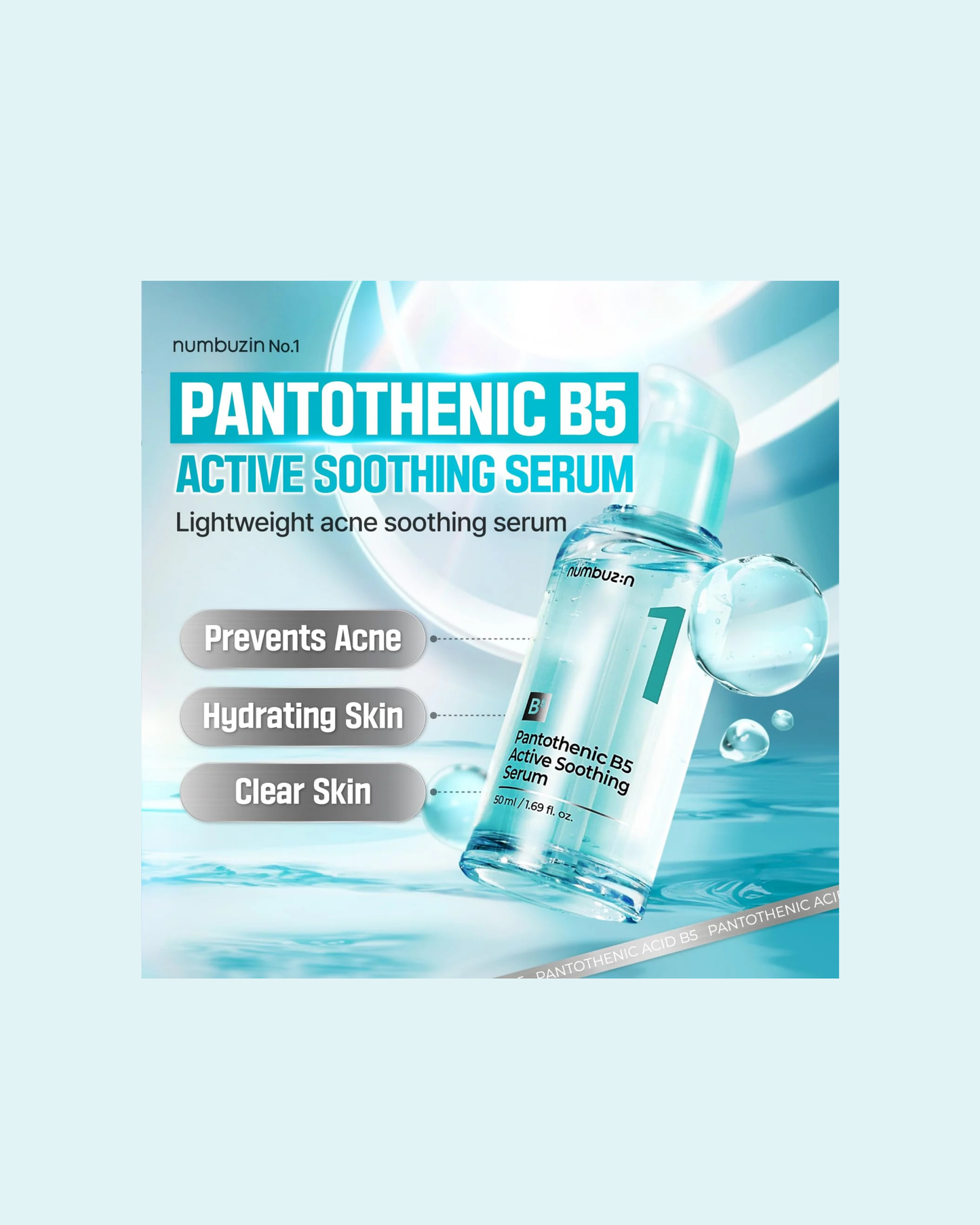 NUMBUZIN No.1 Pantothenic B5 Active Soothing Serum 50ml