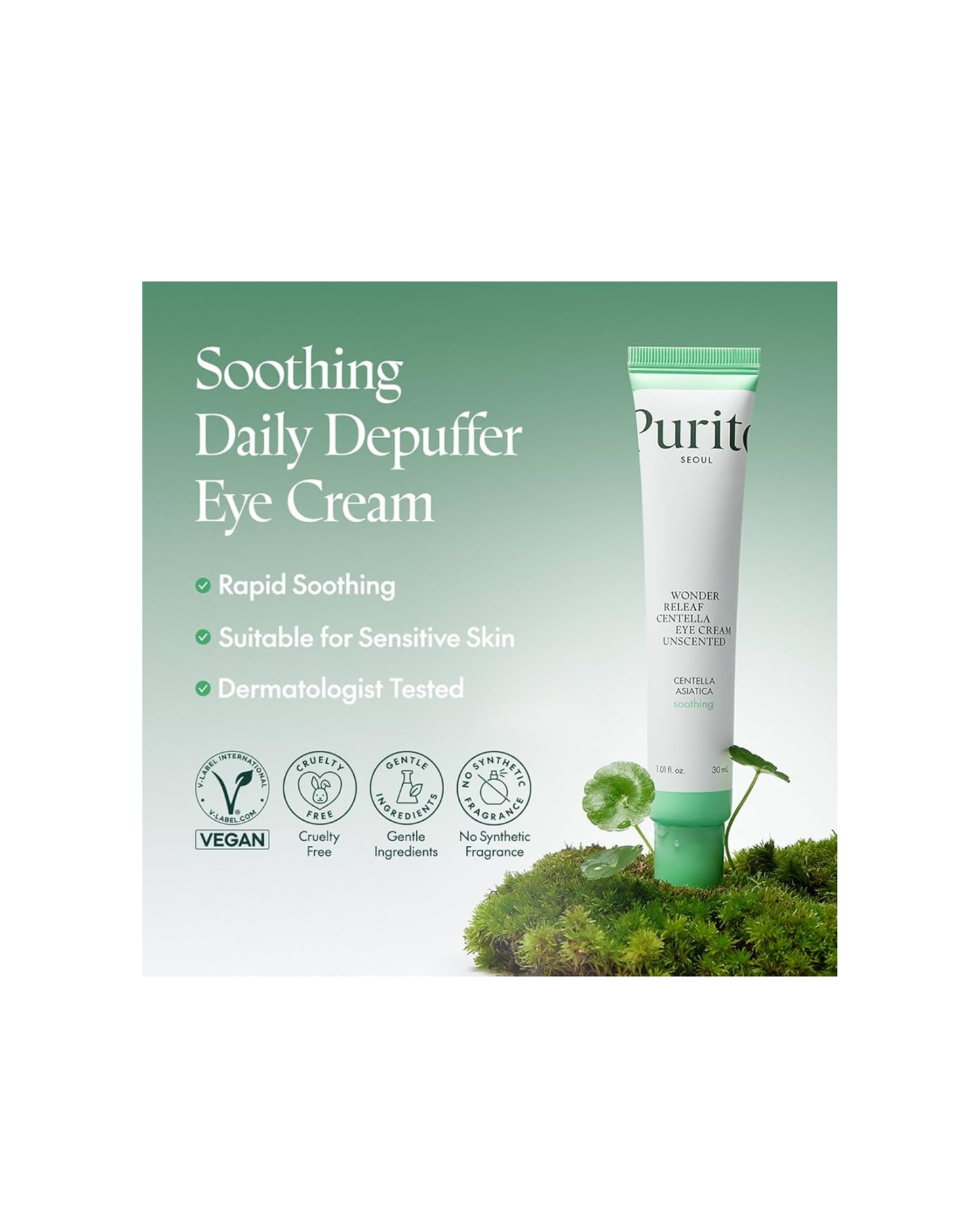 Purito Wonder Releaf Centella Eye Cream Unscented 30ml
