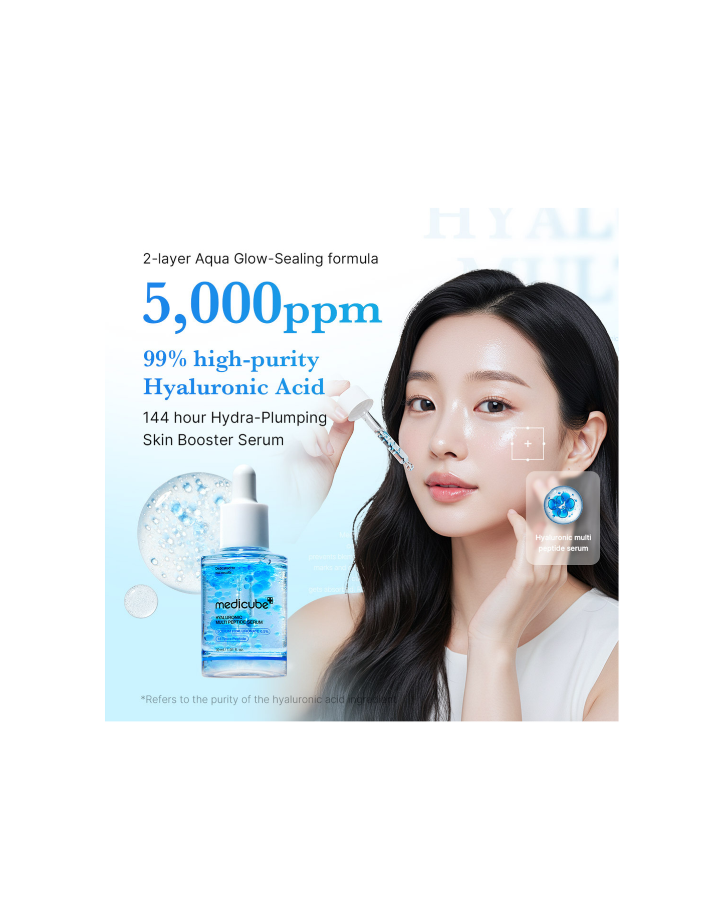 MEDICUBE Hyaluronic Multi Peptide Serum 30ml