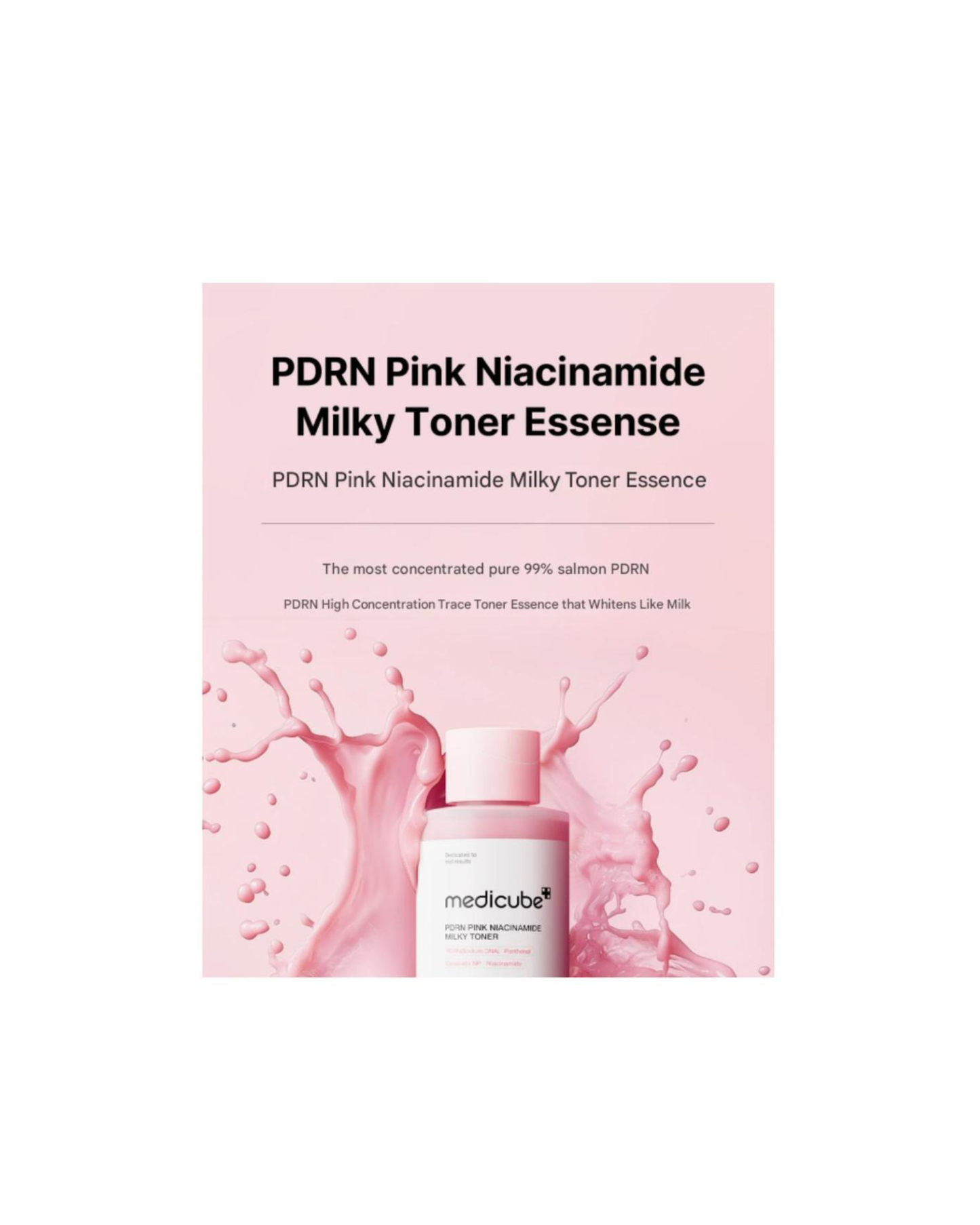 MEDICUBE PDRN Pink Niacinamide Milky Toner 150ml