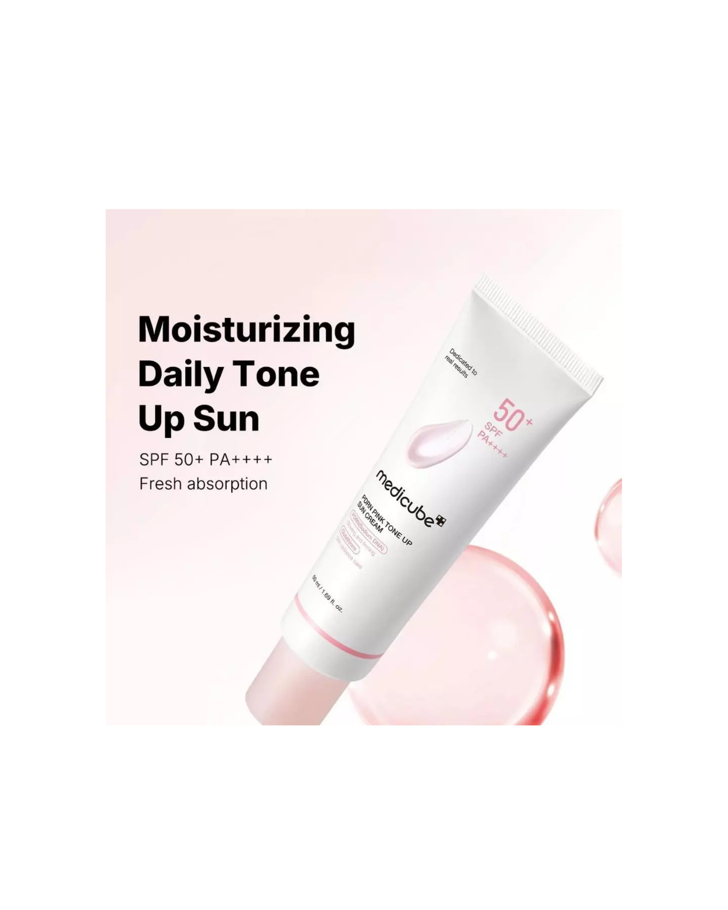 MEDICUBE PDRN Pink Tone Up Sun Cream 50ml