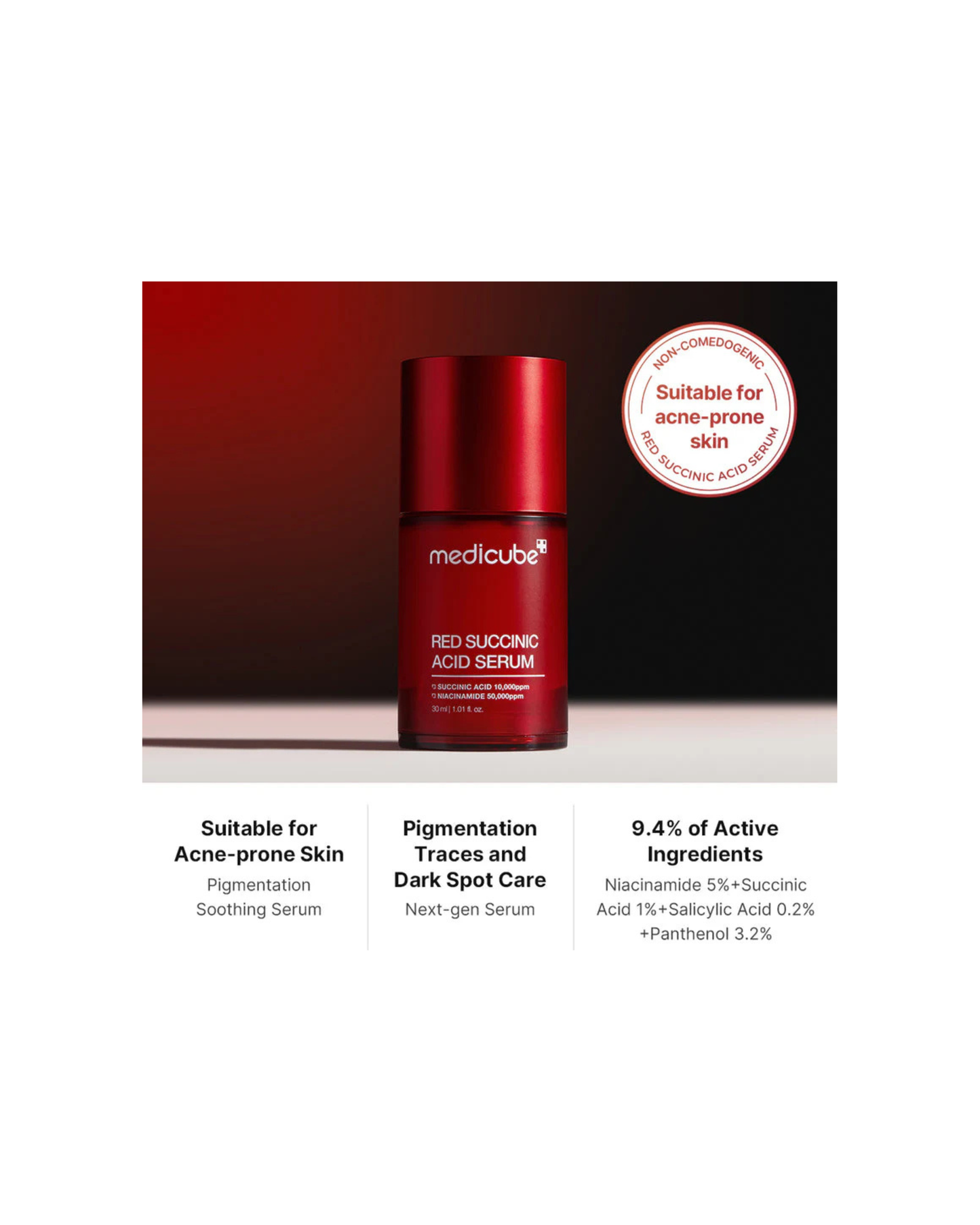 MEDICUBE Red Succinic Acid Serum 30ml