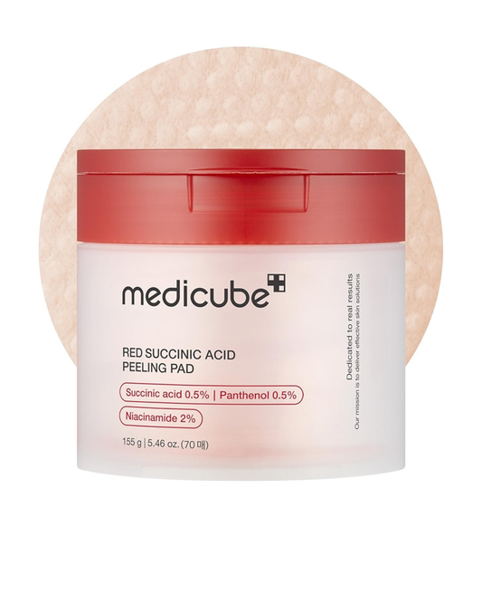 MEDICUBE Red Succinic Acid Peeling Pad (70 Pads)