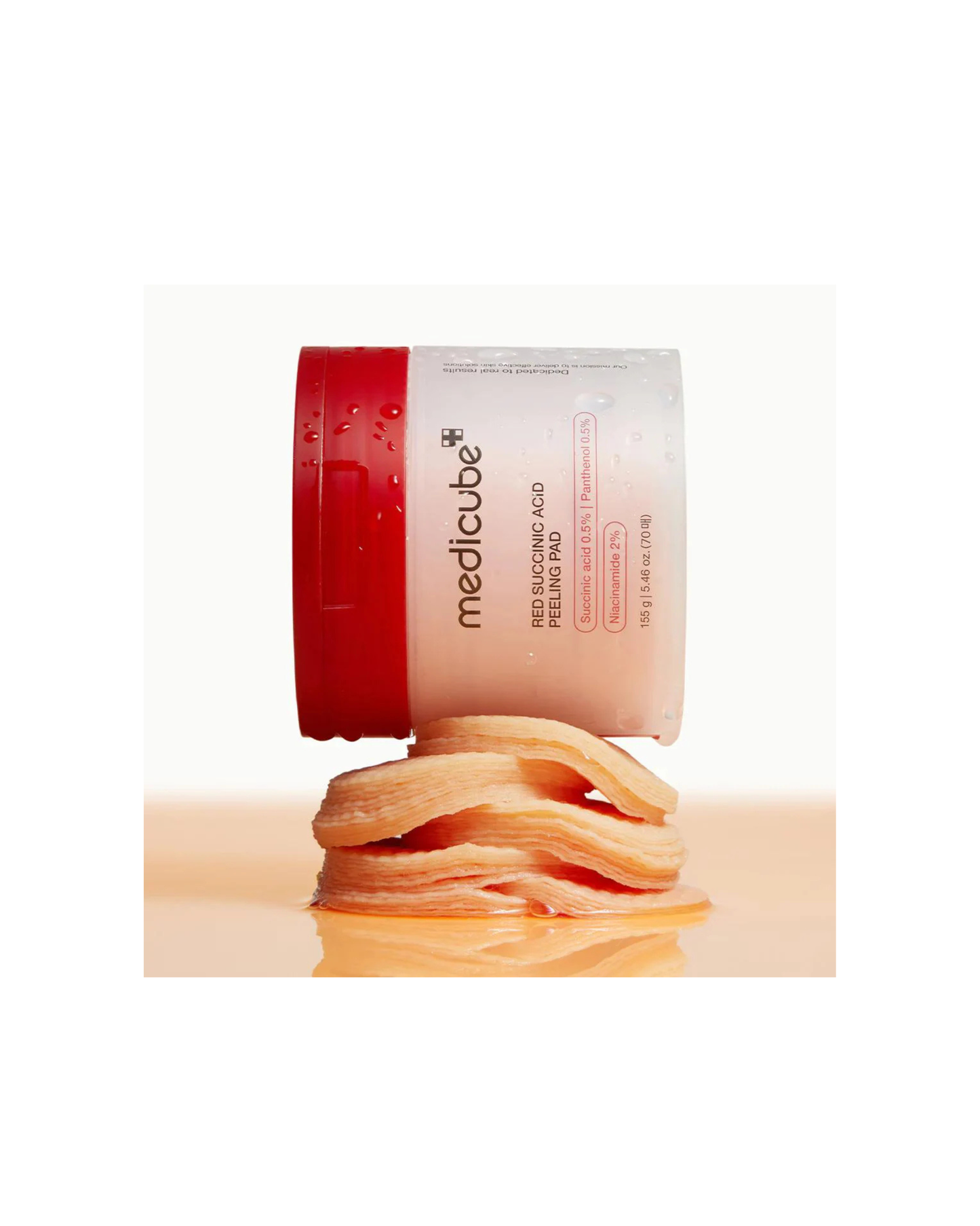 MEDICUBE Red Succinic Acid Peeling Pad (70 Pads)