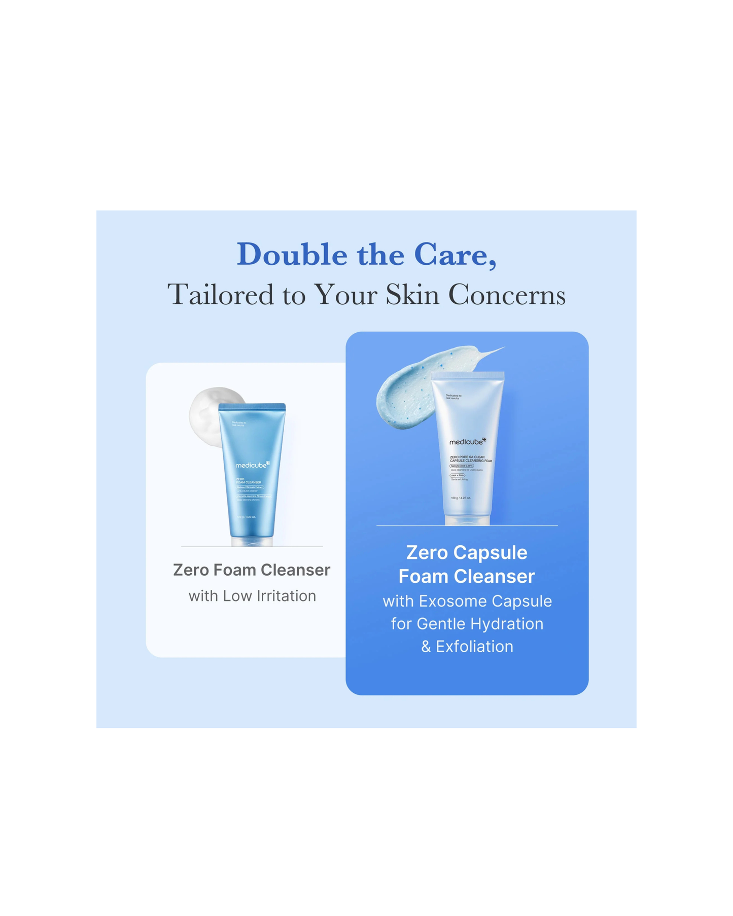 MEDICUBE Zero Pore SA Clear Capsule Cleansing Foam 120g