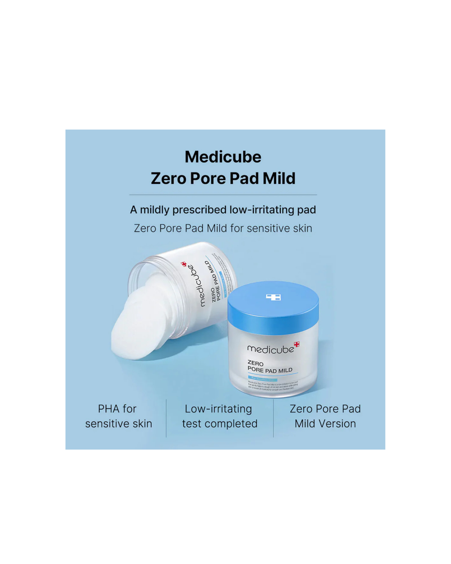 MEDICUBE Zero Pore Pad Mild (70 Pads)