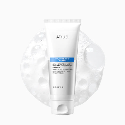 Anua Hyaluronic Acid 8 + Panthenol Hydrating Gentle Foaming Cleanser 150ml