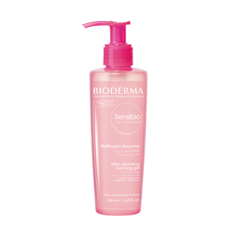 Bioderma Créaline Gel Moussant - 200ml (Pink)