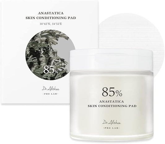 Dr.Althea Anastatica Skin Conditioning Pad - Vegan, Cruelty Free, 85% Anastatica extracts and 65 Pads in 1 Tube.