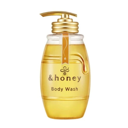 Honey Deep Moist Gel Body Wash 500ml (Yellow).