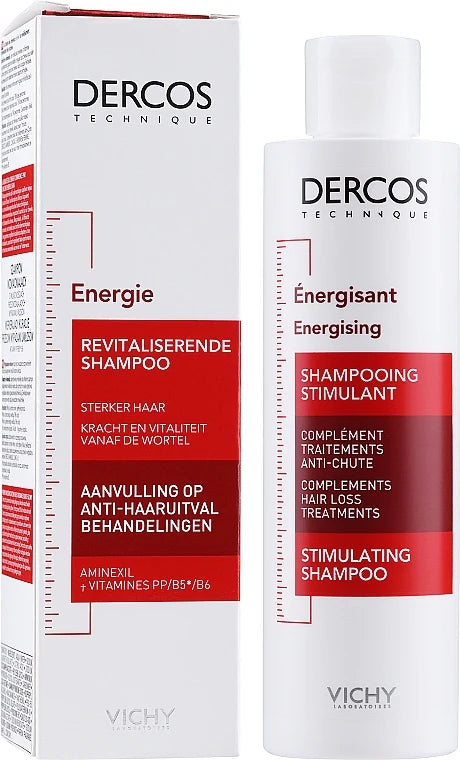 Vichy Dercos Energy + Stimulating Anti Hair Loss Shampoo with Aminexil 200ml