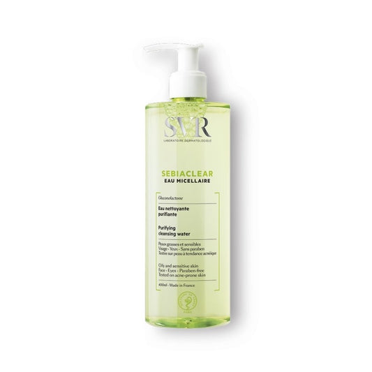 SVR Sebiaclear Micellar Water 400ml – Purifying & Refreshing Cleansing