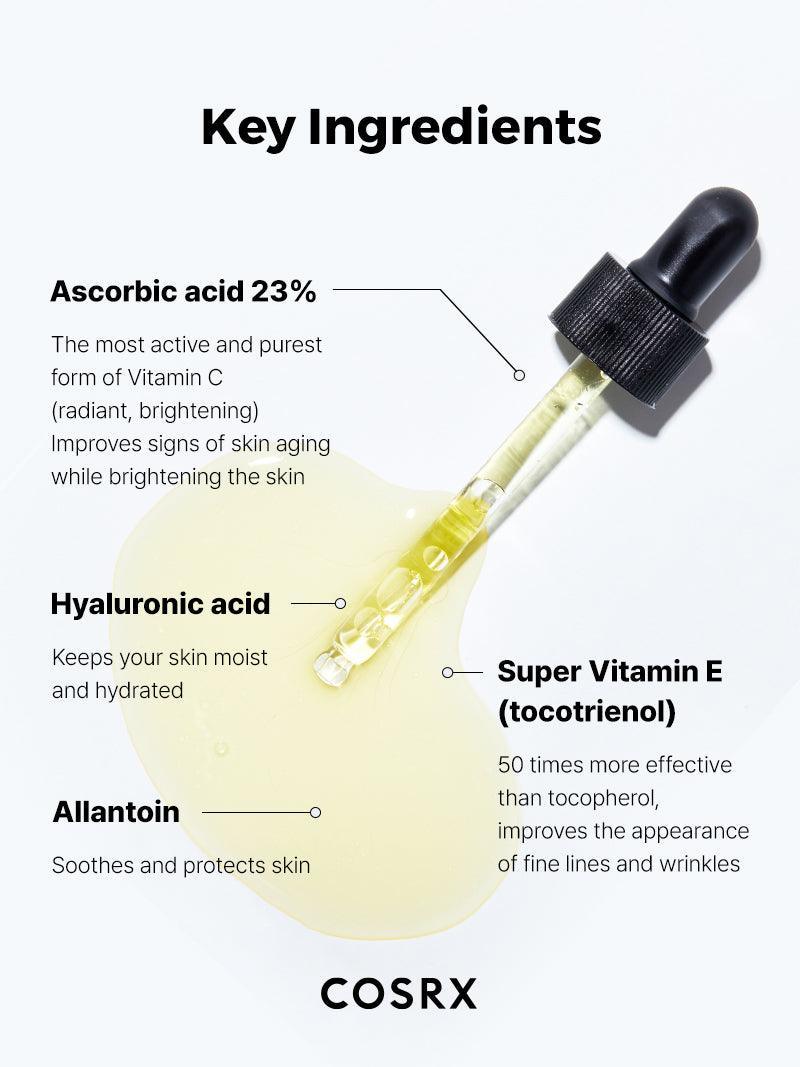 COSRX Vitamin C 23% Serum with Vitamin E & Hyaluronic Acid 20ml